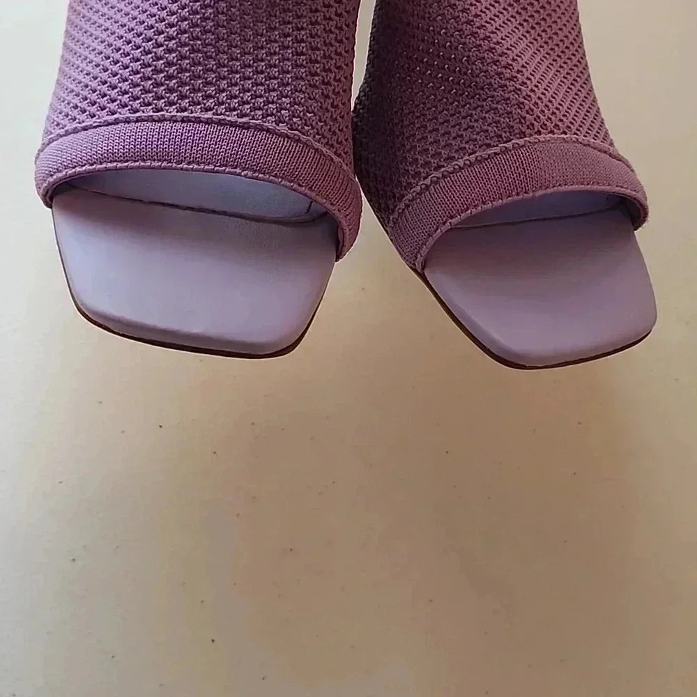 SCHUTZ women's Sinara Knit Sandals Smokey Grape size 10B New - Picture 9 of 11